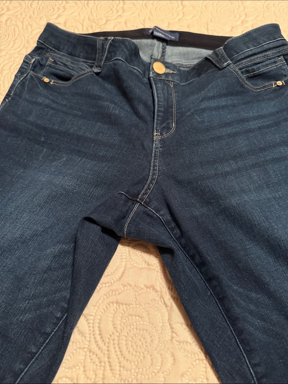 Democracy Dark Blue Bootcut Stretch Jeans - Picture 4 of 6